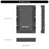 2.5" To 3.5" Drive Bay Adapter SSD Converter Frame Support Sata3.0 6Gbps Fast For 7/9.5/12.5mm 2.5in Solid Drive