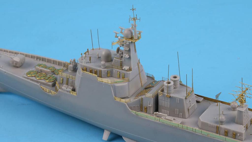Tetra Model Works SE-Serie für Zerstörer Typ 052C der chinesischen Marine, Kunststoff-Modellteile SE7034, 1/700 (für TR)