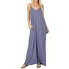 Elegant Women V-neck Long Beachwear Spaghetti Strap Cocktail Maxi Sundress