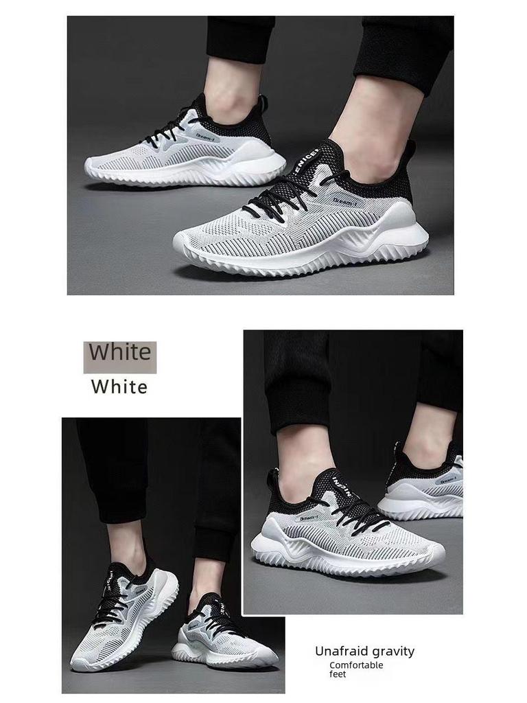 Men's Breathable Spring & Autumn Casual Sport Shoes: Versatile Woven Collection
