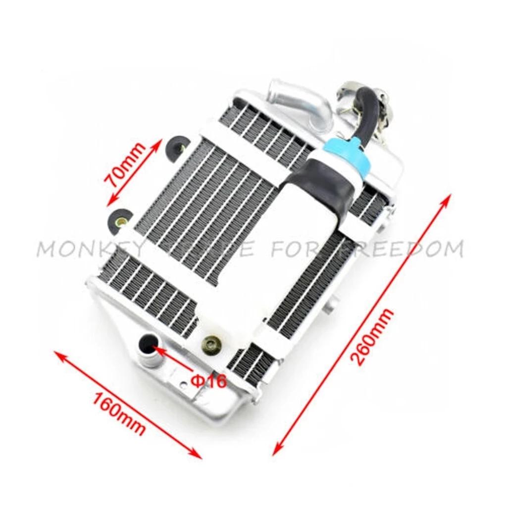Radiator Water Cooling Motorcycle for Xmotos Apollo Zongshen Loncin Lifan 150cc 200cc 250cc Engine Accessories