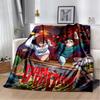 3D DAN DA DAN Anime Cartoon Blanket,Soft Throw Blanket for Home Bedroom Bed Sofa Picnic Travel Office Cover Kids Gift