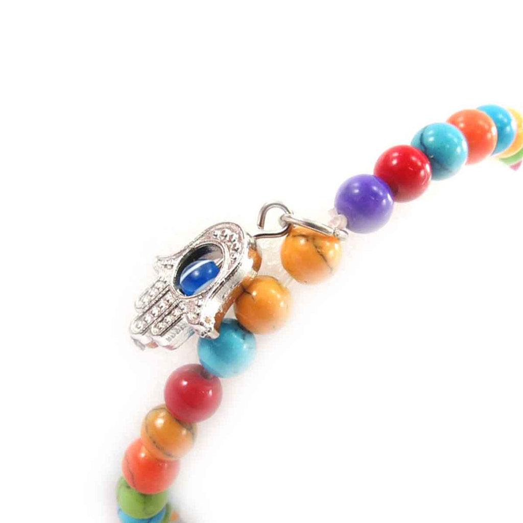 Les Trésors De Lily [J8533] – Mehrfarbiges „Fatma“-Designerarmband