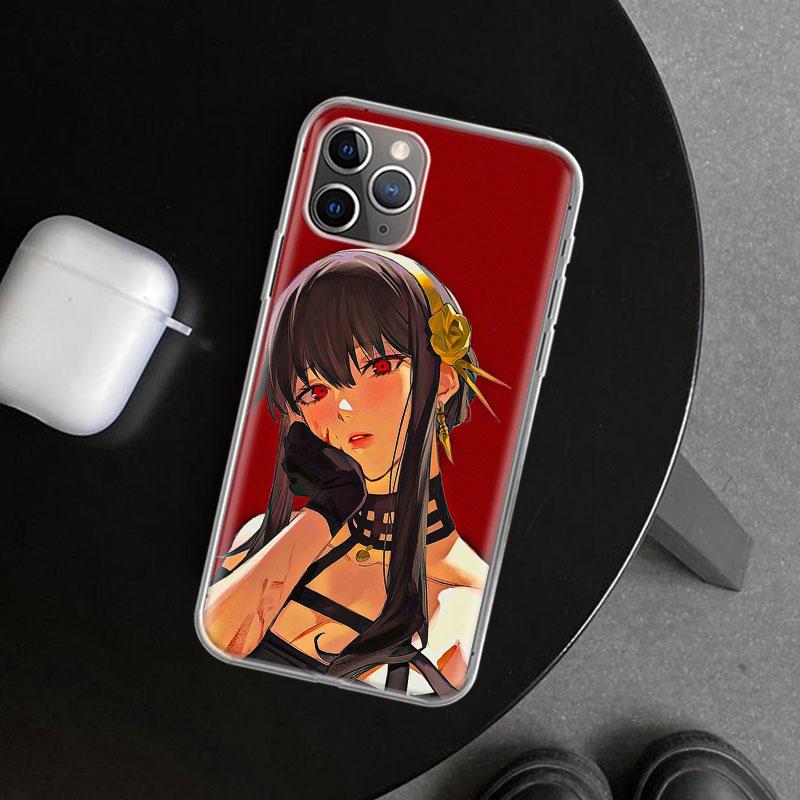 S-Spy Family Yor F-Forger Phone Case Cover for iPhone 11 12 13 Mini 14 15 Plus 16 Pro Max 17 Air 7 8 + SE Art Customized Fundas