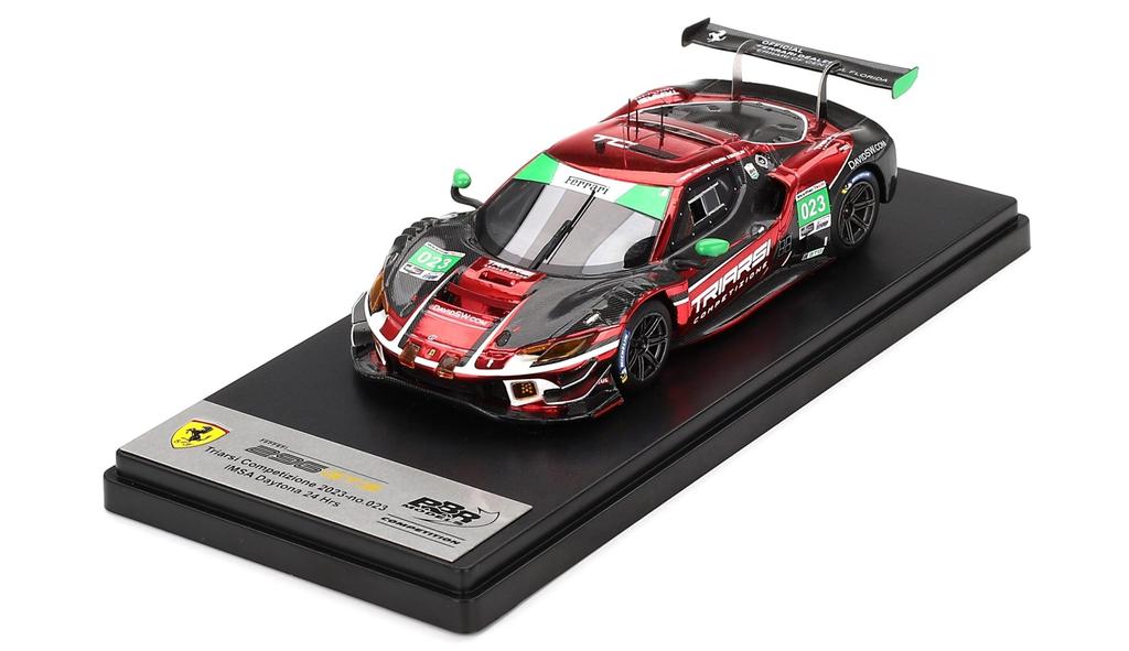BBR COMPETITION Series Scale Finished Ferrari 296 GT3 IMSA Daytona 24 Hours 2023 Triarsi Competizione 1/43 #023