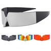 Party Dance Party Decor Sunglasses Future Tech Feel One-Piece Rimless Eyeglasses Cyberpunk Goggles