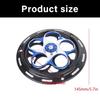 Universal Motorcycle Engine Protector Thermal Dissipation Cooling Fan Cover 145mm Engine Radiator Guard