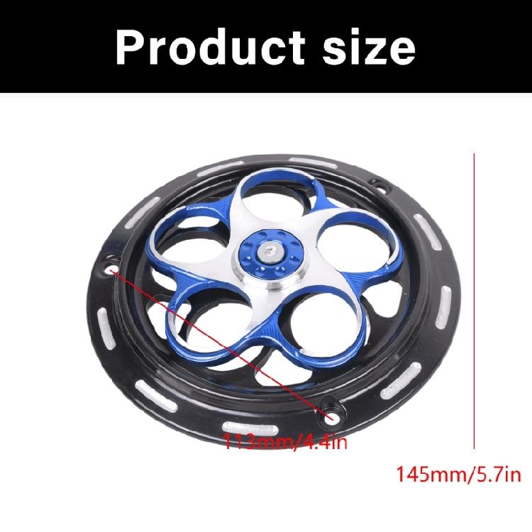 Universal Motorcycle Engine Protector Thermal Dissipation Cooling Fan Cover 145mm Engine Radiator Guard