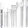 25pcs/set Stainless Steel Sewing Needles Crafts Household Threading Embroidery Hand Stitching Big Eye Needles Tools