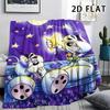 1Pc Diddl Print Flannel Blanket, High Quality Comfortable for All Seasons, Home Decor, Warmth and Comfort, Perfect for Christmas Gifts
