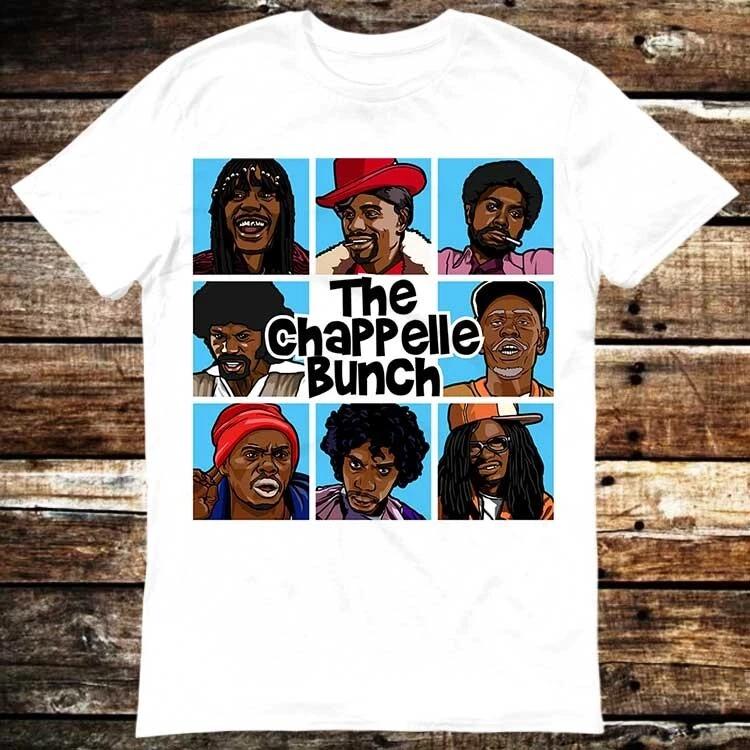 The Chappelle Bunch Comedy Central Tyrone Biggums Dave Comedian T  Shirt 6118 3XL