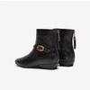BASTO Damen Knöchelhohe Stiefel mit eckiger Spitze und klobigem Absatz
