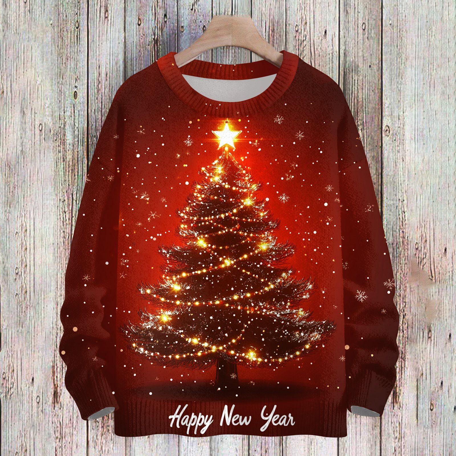 

Свитшоты для женщин Вязаный свитер Милая рубашка Осенний круглый вырез Пуловер Топы S