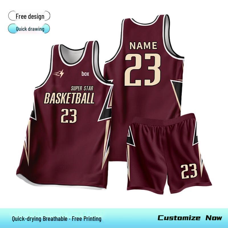 Men's Custom American Style Basketball Jersey Set