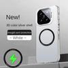 Luxury for Magsafe Wireless Charger Matte Frosted Case for Xiaomi 15T 14T 13T Pro 15 14 Pro Ultra Poco X8 X7 F8 F7 M8 Pro Transparent Protect Cover
