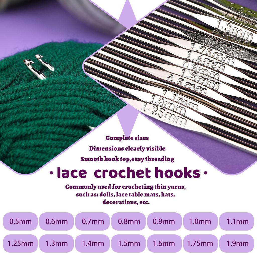 Fenrry 84Pcs Crochet Kit for Beginners with 14 Colors Crochet Yarn Stitch Markers Crochet Bag for Adults DIY Craft