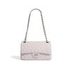 Classic Cowhide CF25.5 Cowhide Lock And Chain Bag High-end Sense Multi-compartment Single-shoulder  Bag Bottom-through Design Multi-compartment