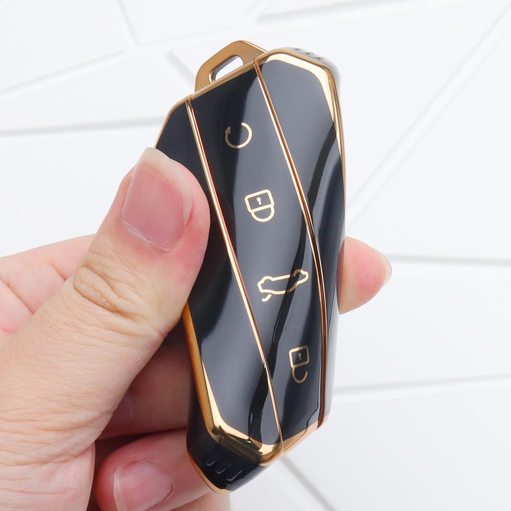 Soft TPU Car Key Case Full Cover for Chery Jaecoo J5 5 2025 2026 Protection Key Bag Housing Holder Keychain Car Accessories