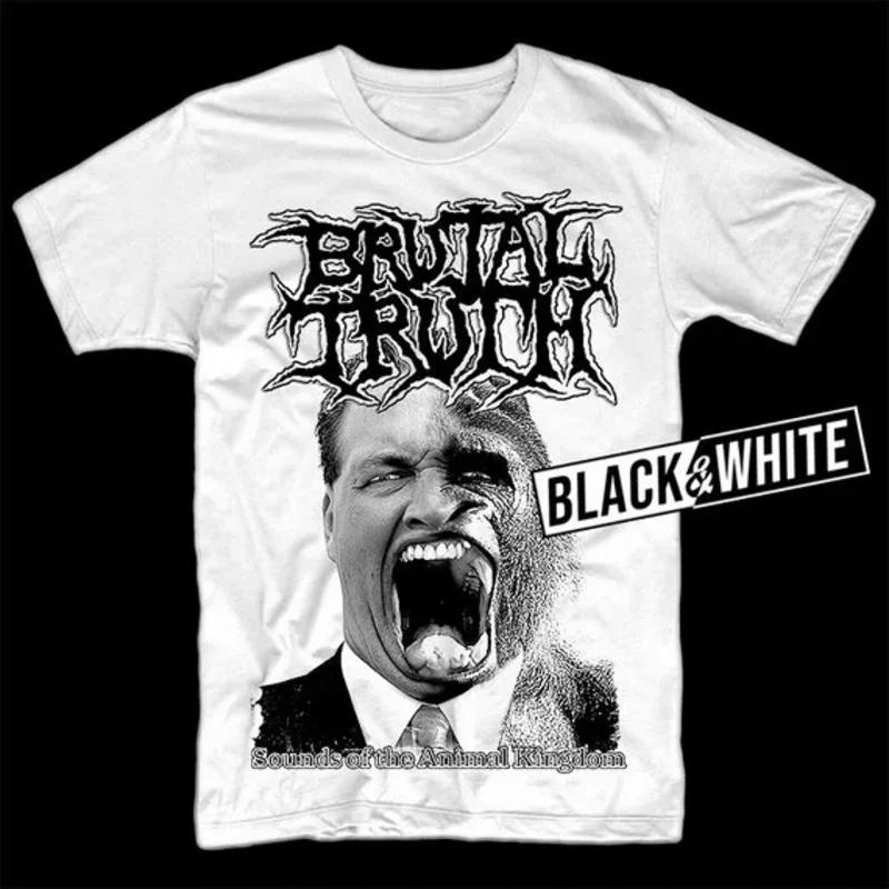 Brutal Truth Sounds of the Animal Kingdom T-Shirt Baumwolle Weiß S bis 5XL PM1823