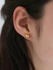 Before Moonrise Plum Heart Earrings Se227G