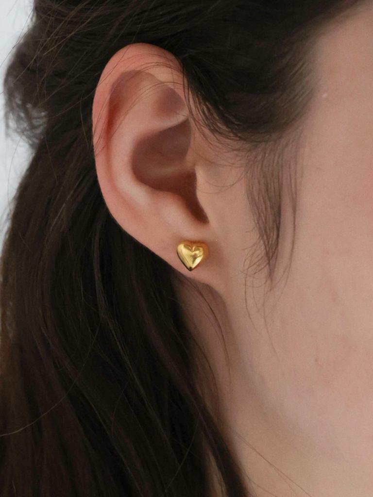 Before Moonrise Plum Heart Earrings Se227G