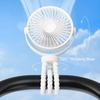Portable Stroller Fan Rechargeable Clip-on Fan with 3-Speed 360 Degrees Rotating Head Lightweight Personal Cooler for Car Seat Crib Bike Treadmill