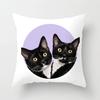 Funny Cute Cat Cushion Cover Cartoon Pets Pillows Cases for Sofa Home Decoration Pillowcase Polyester Throw Pillow Case 45*45cm