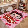 Betty Boop Print Rug, Washable Floor Carpet, For Entryway Dorm Laundry Room Office Study, Home Decor Birthday Christmas Gift