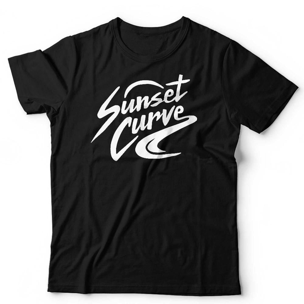 Sunset Curve Logo T-skjorte Unisex og Barn Julie And The Phantoms Band Spøkelse Vintage