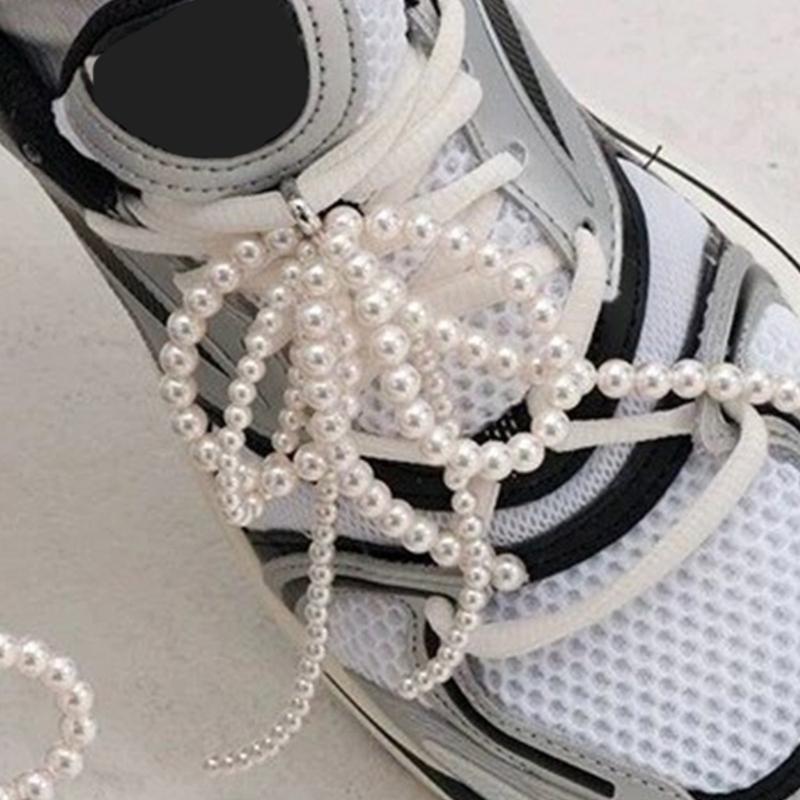 Elegant Pearl Bowknot Charm for Jewelry Making Keychain Necklace Earrings DIYs Crafts Shoe Buckle Ornament Accessories
