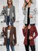 New Arrivals Women's Autumn Fashion Figure-Hugging Suit Checkered Style