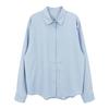 Minimalist Shirt for Women In Spring Autumn, Polo Collar Lazy Style Professional Versatile OL Commuting Solid Color Shirt Blouses & Shirts