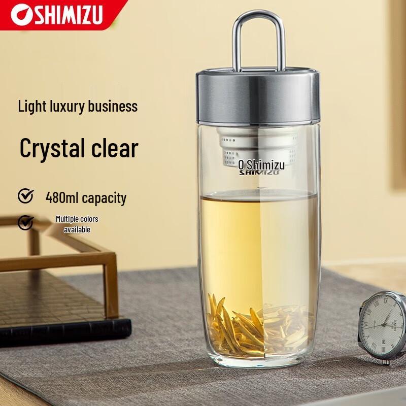 Portable Ceramic & Stainless Steel Tea Mug