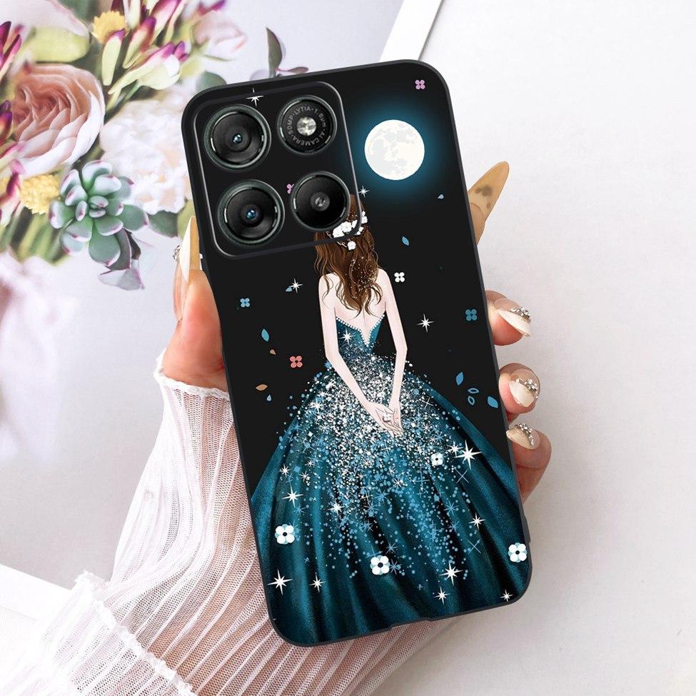 Per Moto G57 Power 5G Custodia Cover Moda Farfalla Gatto Carino Fresco Dipinto Morbido Funda Per Motorola Moto G57 Power 5G Cover del Telefono