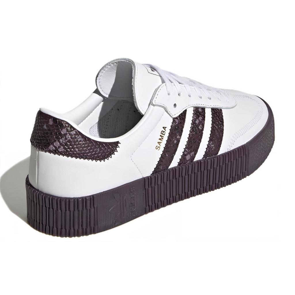 Adidas Originals Samba Low Top Sneakers Women Sneakers White Purple FV0784