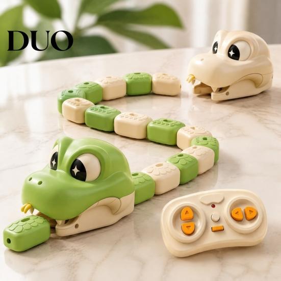 Childrens Snake Toy 1/2 Sets Remote Control Magnetic Toy, 2 Players Competitive Eating Itself Parent-Child Interactive for Toddlers Boys Girls Parent
