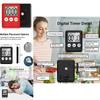 Magnetic Large Lcd Digital Kitchen Timer With Loud Alarm And Easy-to-read Display