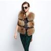 New Haining raccoon fur vest women, Yama fur small coat yellow light and fashionable mink hair