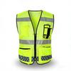 Multi-pocket Reflective Safety Vest for Construction & Security