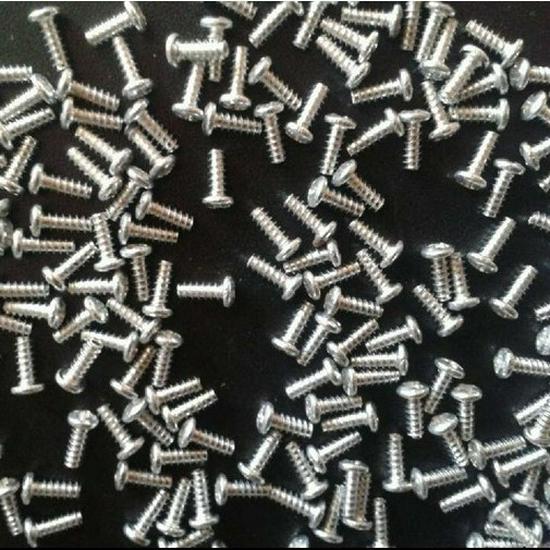 Nickel-Plated Pan Head Phillips Self-Tapping Screws (Sizes: M1.2, M1.4, M1.7, M2, M2.3, M3)