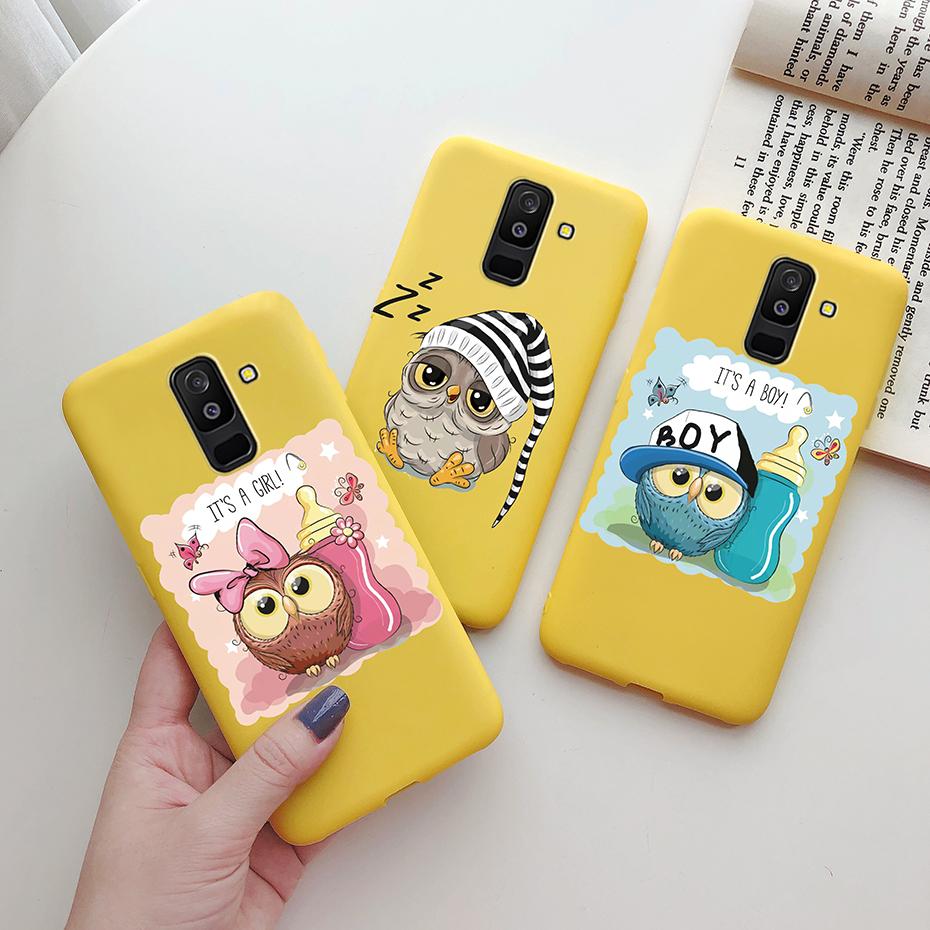 Daisy Flower Phone Case For Samsung Galaxy A6 Plus A6+ 2018 A605F Case Cover Cute Silicone Funda For Samsung A6 2018 A600F Case