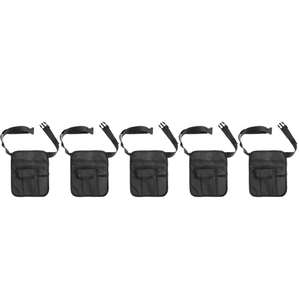 Tool Waist Bag Medical Staff Universal Multi Pocket Work Pocket Storage Hip Pouch for Waitress Apron  for Bars Cafes 1-5pcs