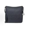 Jet Set Logo Print Canvas Messenger Bag Women Bags Blue Black 35F8STVM7B-ADMIRAL