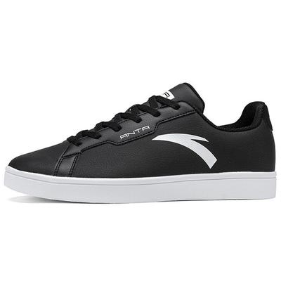 Synthetic Leather Non-Slip Wear-Resistant Low-Top Sneakers Men Sneakers Black 912028003-1