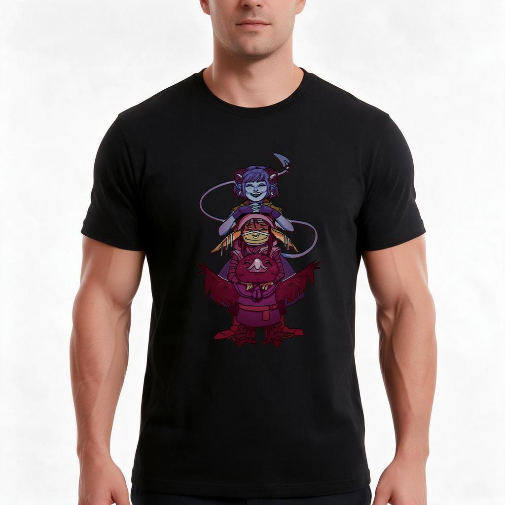 Jester Nott And Kiri Tshirt Summer Casual Cotton Tee Oversized Streetwear Tops Vintage Graphic Print Unisex Men Women