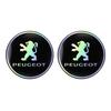 2Pcs Car Emblem Water Cup Pad Color Insulated Coasters Mat For Peugeot 206 307 308 3008 207 208 407 408 4008 508 2008 5008 301