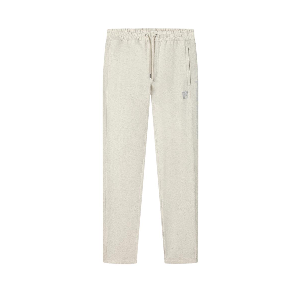 FILA Milano Series Simple Versatile Classic Comfortable Casual Pants Men Bottoms Khaki Gray F11M525601F-LK XL