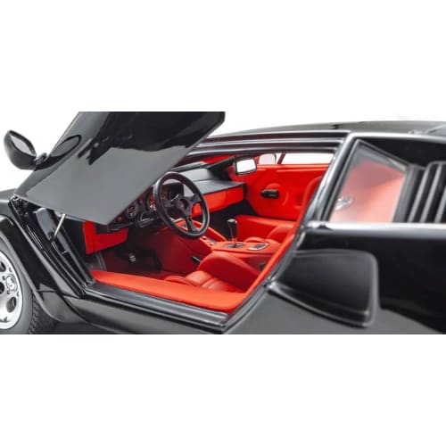 Kyosho Original 1/18 Scale Lamborghini Countach LP5000 Quattrovalvole Black Finished Product