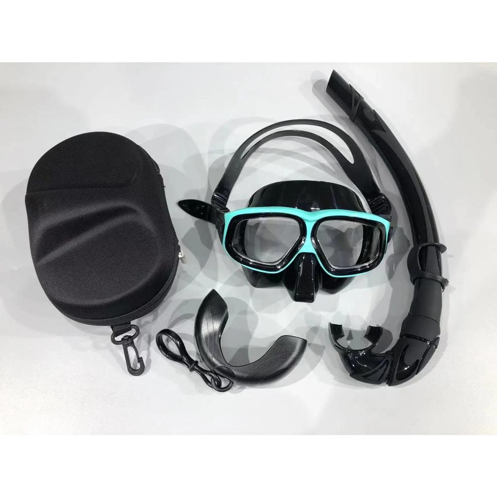 Professional Adult Silicone Waterproof Diving Mask, Diving Mirror, Anti Fog Floating Diving Set, Large Frame Deep Set
