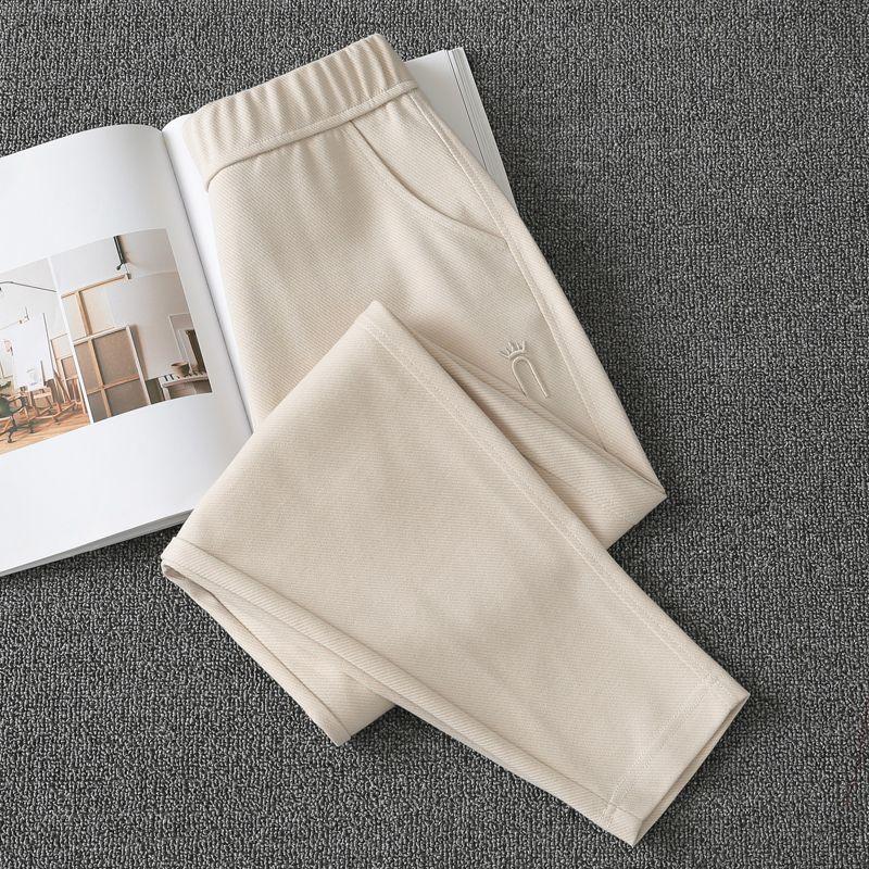 

Casual Thin-Style Gray Women s Classy Oversized Track Pants Apricot 3XL